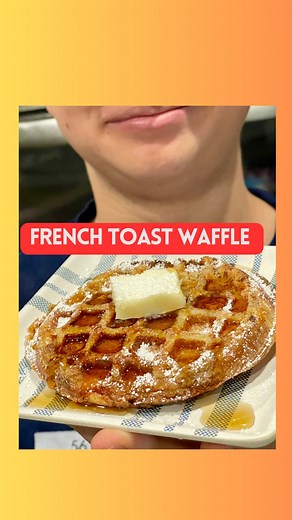 🥞 National Waffle Day just got a serious upgrade with these EPIC French Toast Waffles! 🧇 If you’re ready for the ultimate mashup that’ll have everyone asking for seconds, this is it. French toast meets waffles in the most delicious way possible, and trust us—you won’t be able to resist! Recipe Magic: Ingredients: 1 loaf of your favorite bread 1 cup 2% milk 8 large eggs 1 tablespoon cinnamon 1 teaspoon vanilla extract 3 tablespoons granulated sugar Butter and maple syrup for topping Instruction