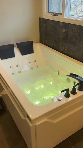 Jacuzzi or shower? Why not both? #remodel #remodeling #construction #diy #renovation #homeimprovement #ideas #kitchen #fixerupper #homeinspiration #drywallinstallation #interiordesign #drywall #build #Connecticut #Massachusetts #zacaproperties | Jeffrey Zapata