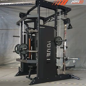 [Hot Item] Heavy-Duty Fitness Equipment Power Rack Smith Machine with Pull up Bar Feature
