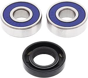BossBearing Rear Wheel Bearing and Seal Kit for Honda MR50 1974
