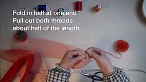 Double Cream 4" Crinoline Two Thread Horsehair Fabric Braid; 36 Yards