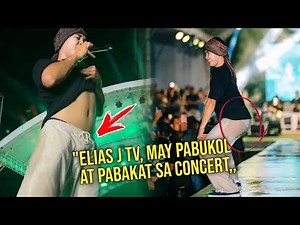 Grabe Elias J. Tv may pabakat at pabukol sa concert 🤭😅 bagong aabangan ng mga kababaihan