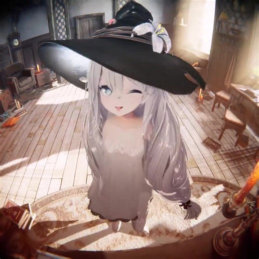 VFX Artist Sakura Rabbit sent her best wishes to students with a funny and cute 3D little witch animation set up with Unity. See more: https://80.lv/articles/a-cute-funny-little-witch-animation-set-up-with-unity/ | 80 Level