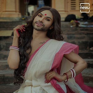 84K views · 684 reactions | An androgynous model and fashion photographer, Amit Bittoo Dey’s expresses his identity through art #AajNEWJDekhaKya | Briefly | Facebook