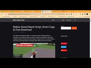 Roblox Sword Reach Script