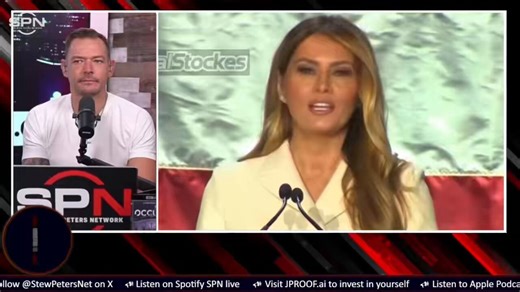 STEW PETERS: “Melania Trump is working with the war criminals from Palantir, and sister-molesting, whistle blower-killing Sam Altman at Open AI, to takeover America’s education system and in the process, takeover the brains of America’s kids.”