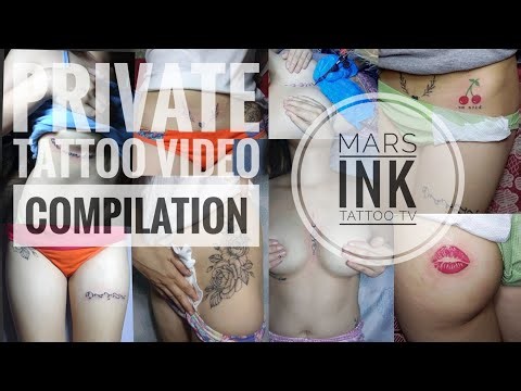 PRIVATE PART TATTOO COMPILATION VIDEO ‪@MarsInkTattooTV‬