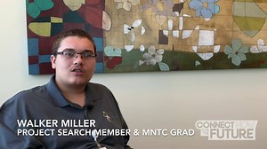 Project SEARCH Oklahoma member and MNTC graduate Walker Miller talks about the benefits of the upcoming Connect Now for the Future event! Free to attend. This event is designed to be a time when youth, young adults, parents, professionals, and community leaders can come together and learn more about resources that are available to those with daily challenges. | Moore Norman Technology Center | Facebook