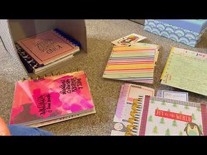 Getting organized! My Happy Planner Inserts storage