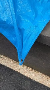Easy life hack! How can you securely fix a broken tarp corner! #lifehack #diy #tips | Tube Creative