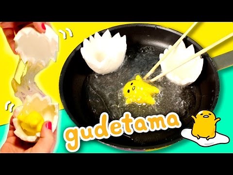 Huevo GUDETAMA de SLIME * DIY Gudetama Egg Slime español