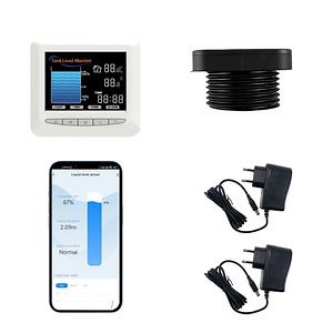 [Hot Item] Ultrasonic WiFi Level Controller Tuya Water Oil Level Sensor & Display Mobile Indicator