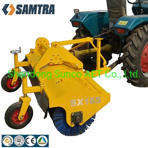 [Hot Item] Universal Mount Hitch Tractor Front Road Sweeper Brush for Sale