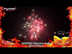 Klasek Pyrotechnics - Signature Range 25ran - C2525SIG