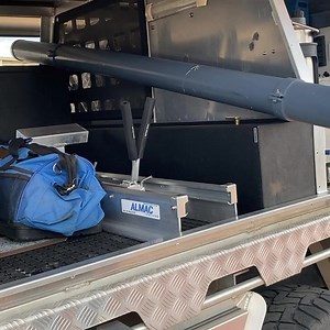 📣 Newly designed Canopy Outboard Slide. Our current model will become obsolete and this is its replacement. . . . . . . #almactrailers #almacboatloaders #rooftopboatloader #seeaustralia #4wdaustralia #almaccanopyslide #almacoutboardslide #lovebundy #foldingboattrailer #foldingtrailer | Almac Boat Loaders and Trailers