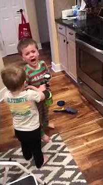 Two Toddlers Argue Dramatically With Each Other - 988012
