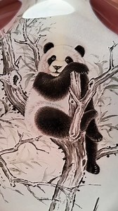 Don't blink, or you'll miss the incredible process of inner painting—a traditional Chinese art form! ✨ Inner paintings are typically created on the inside surface of a snuff bottle, combining both painting and calligraphy. Credit: 4152280040 on Xiaohongshu #InnerPainting #ChineseArt #Panda #AmazingChinesePeople #Heritage | Miss Panda | Facebook