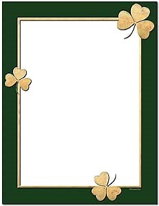 Amazon.com : Classy Clover Letterhead Laser & Inkjet Printer Paper (100 Pack) : Office Products