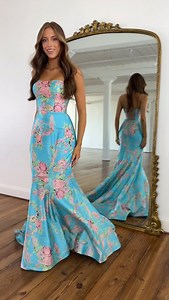 7.9K views · 202 reactions | Aqua mermaid dream✨ In stock now! 冀 Shop your prom dress now with no appointment needed and walkins only your perfect prom dress awaits . . . #girligirlboutique #sherrihill #promdress #mermaiddress #prom2026 | Girli Girl Boutique | Facebook