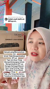 Banyak yang Menyarankan Uni Untuk Tidak Mengembalikan DP nya Tapi, Uni Akan Tetap Mempertimbangkan Untuk Mengembalikan DP nya Dengan Berbagai Macam Opsi Yang Penting Tidak Merugikan Kedua Belah Pihak 😇 Tapi, Jika Tetap Memaksa… Terpaksa Uni Ikhlaskan Saja Lagi | Enggla Valavee Ghani Grosiran