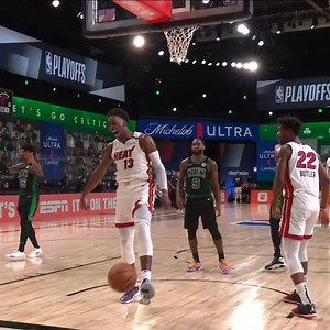 🔥 BAM RISES AND FINISHES THROUGH THE CONTACT! 😤 #NBAPlayoffs on ESPN | NBA