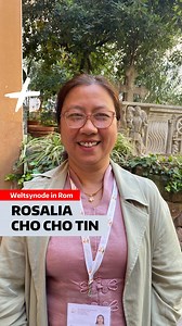 Rosalia Minus Cho Cho Tin nimmt mit der Unterstützung von missio Aachen an der Synode in Rom teil. Sie stammt aus Myanmar und arbeitet dort in der Finanzabteilung der WHO. Ihre Hoffnung ist, dass angesichts der schwierigen Lage im Land vor allem die Jugend eine Zukunft bekommt. #weltsynode #missioaachen #Synodalität #synode2024 | missio