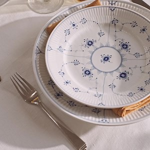 10K views · 228 reactions | Blue Fluted Plain came to life in 1775. Still today, the classic blue floral pattern is produced just as it was centuries ago, each piece of porcelain treated as a piece of art, carefully painted by hand. Blue Fluted Plain is part of Royal Copenhagen Exclusives; sold exclusively in our own stores and on royalcopenhagen.com | Royal Copenhagen | Facebook