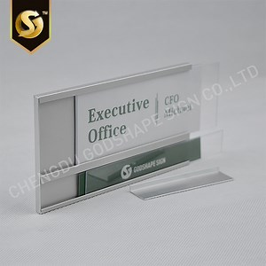 [Hot Item] Factory Stainless Steel Room ID Metal Sign Hospital Office Door Plate Sign