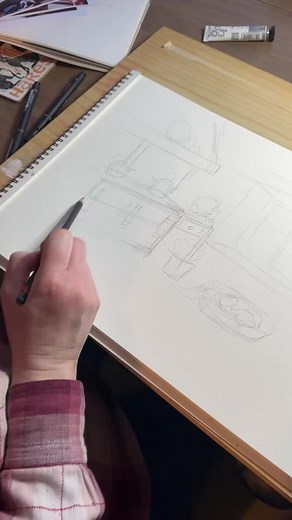 Cottage kitchen from sketch to finished 😍 | Helen Clark Art