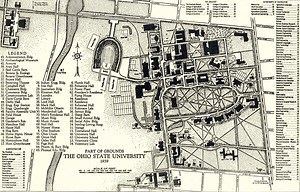 1939 campus map