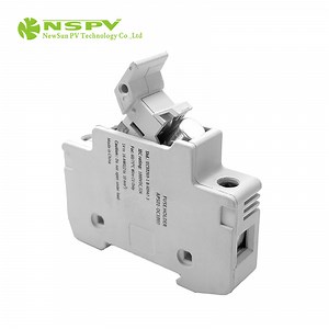 [Hot Item] Rail Type Fuse Holder for Fuse Mounting Suitable Cable Cross Section 1-10mm2