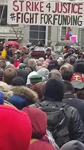 2.3K views · 92 reactions | #chicagodefender At the CTU Rally where thousands of protesters have taken over downtown Chicago in protest of the Illinois State budget cuts. #CTU #BudgetCuts #Illinois | The Chicago Defender | Facebook