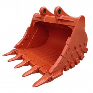 [Hot Item] Heavy Duty Tooth Digging Bucket High Strength Wear Steel Casting Excavator Bucket for Aggressive Excavation Work