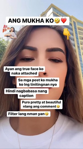 Ang mukha ko😂 #fypageシ #everyoneシ゚ #facereveal #filterface | Edelyn Opana Paran