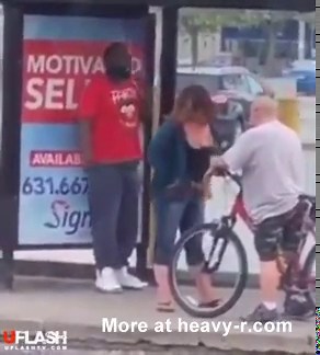 Drunk BBW Takes BBC In Public