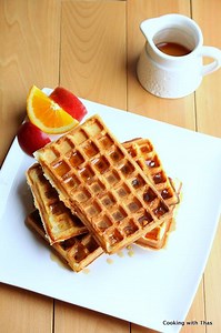 The Best Homemade Waffles Recipe | Cooking with Thas