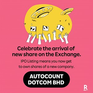 ⚙️ 𝐀𝐮𝐭𝐨𝐜𝐨𝐮𝐧𝐭 𝐃𝐨𝐭𝐜𝐨𝐦 𝐁𝐡𝐝 (𝟎𝟐𝟕𝟔), principally involved in the development and distribution of financial management software comprising accounting, point-of-sale (POS) and payroll under the “AutoCount” brand is listing on 𝐀𝐂𝐄 𝐌𝐚𝐫𝐤𝐞𝐭 𝐓𝐨𝐝𝐚𝐲! 🥳 Their IPO has been ✅ oversubscribed by 𝟏𝟔𝟕 𝐭𝐢𝐦𝐞𝐬 at RM0.33. Our Research Team: BUY with a target price of RM0.58. Start diversifying your portfolio by owning 𝐀𝐮𝐭𝐨𝐜𝐨𝐮𝐧𝐭 𝐃𝐨𝐭𝐜𝐨𝐦 𝐁𝐡𝐝 (𝟎𝟐𝟕𝟔) 𝐍𝐎𝐖‼️