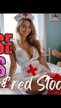 Beautiful Nurse Girls | Stylish Mini Dresses | Medical Uniforms | Latex & Cross Red Short Stockings