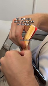 10K views · 26 reactions | Maybe try to do it with something else than your boarding pass tho#travelhacks #airporthacks | Kiwi.com | Facebook