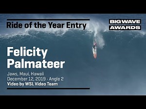 Felicity Palmateer at Jaws 2 - 2020 Ride of the Year Entry - WSL Big Wave Awards
