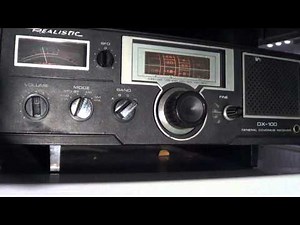 Realistic DX 100 on WWV time signal 15 Mhz