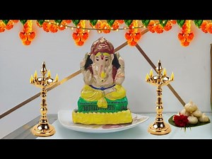 How to make Diy mud Ganesha at home 🥰