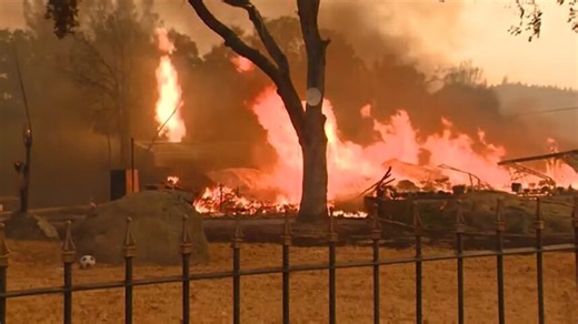 TCU September Lightning Complex: Flames devastate historic town of Chinese Camp