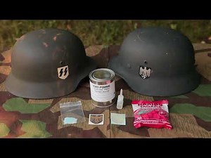 German WWII Helmet Restoration Products From DDAY - 1944