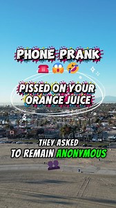Somebody pissed on your Orange Juice in the company refrigerator 🟠🍹😱🤣 #orangejuice #urinate #fblifestyle #PhoneTap #BrookeandJubal | Clip2Prank