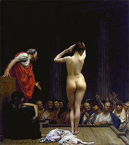 A Roman Slave Market | Gerome | Painting Reproduction