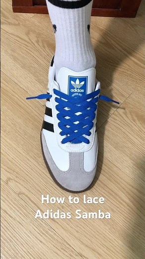 How to Diamond lace Adidas Samba#sneakers #shoes #adidas