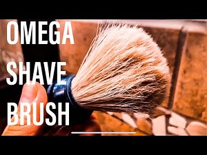 Omega 10049 Boar Shaving Brush - BLACK