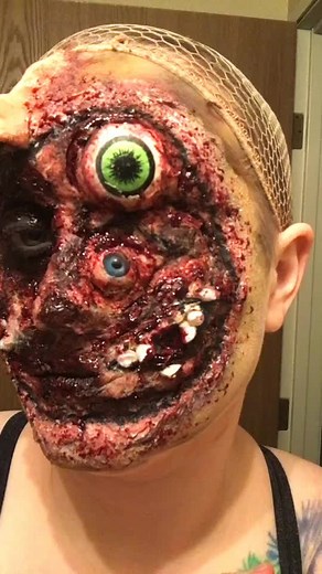 #sfxmakeup #sfx #specialeffects #makeup #horror #goremakeup