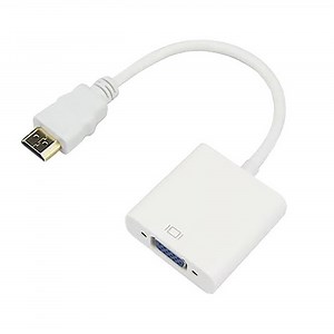 Câble Adaptateur De Convertisseur Cordon Vidéo 1080P Hdmi Mâle Vers Vga Femelle Pour Pc Tv Hdtv H97H